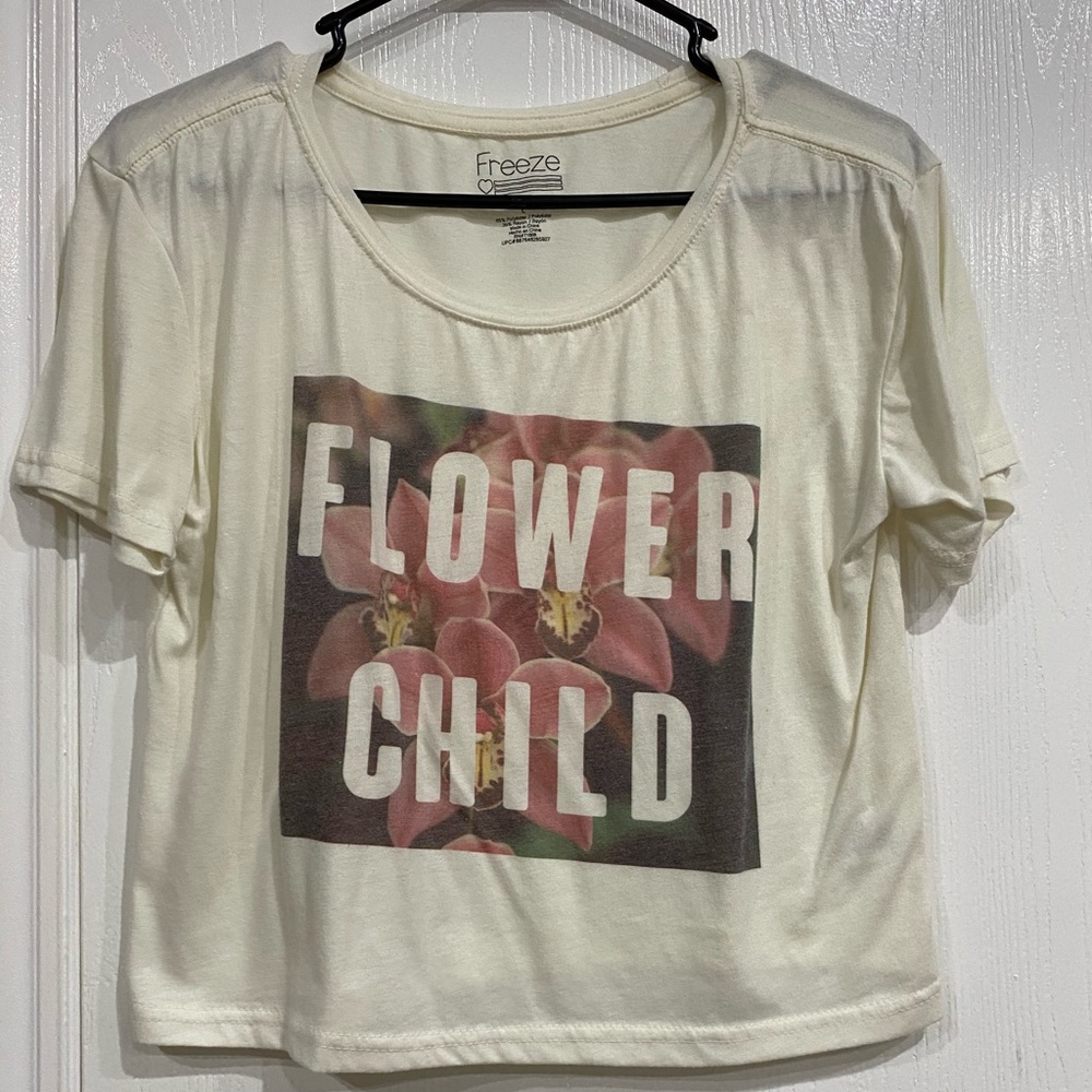 Flower child crop top